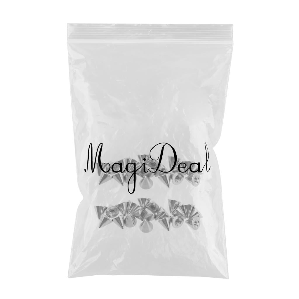 40 Piece Stainless Steel Piercing Jewelry Spike fit 16g/14g Barbell Cone