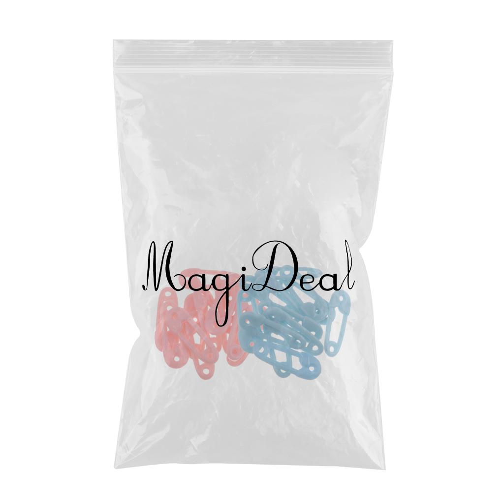 24 Pieces Cute Plastic Safety Pin Baby Shower Decorations Party Favor