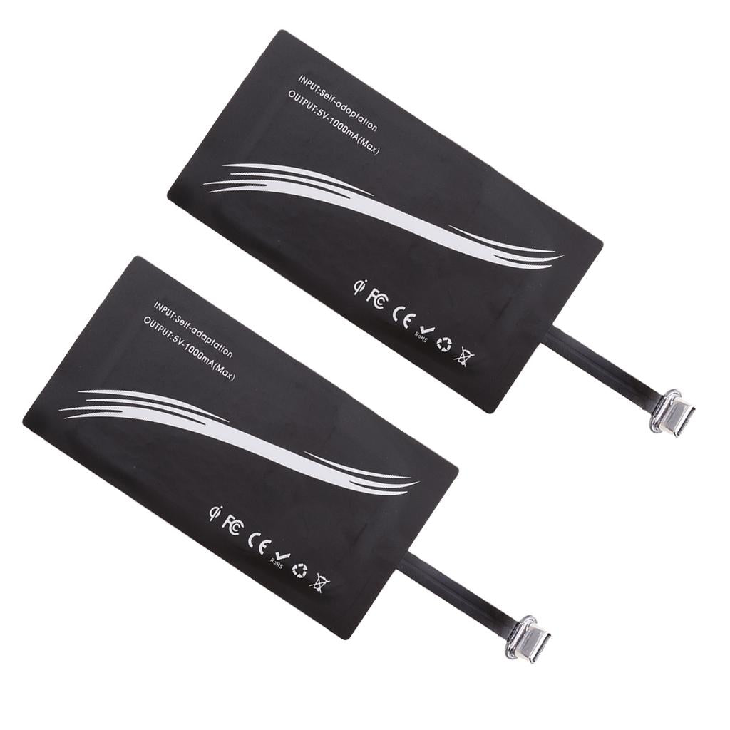 2x Wireless Charging Receiver Type C Charger Module for HUAWEI Oneplus 5