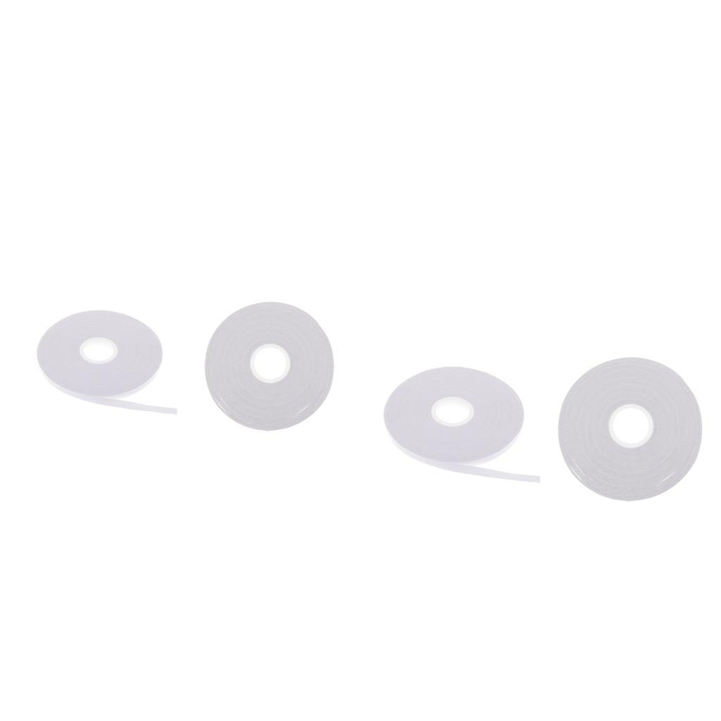 4pcs White Double Sided Tape Quilting Tape Wash Away Tape 21.8 Yards