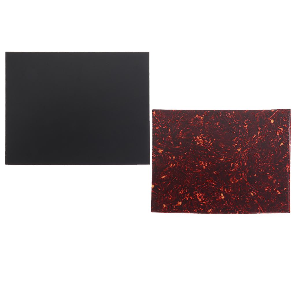 2pcs Self Adhesive Pickguard Sheet Scratch Plate for Acoustic Folk Guitar