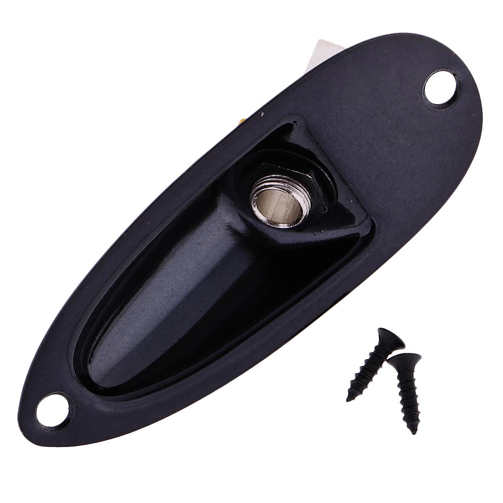 Boat Shape Jack Socket Output Plate+Pickugard Tremolo Cavity Cover for ST SQ