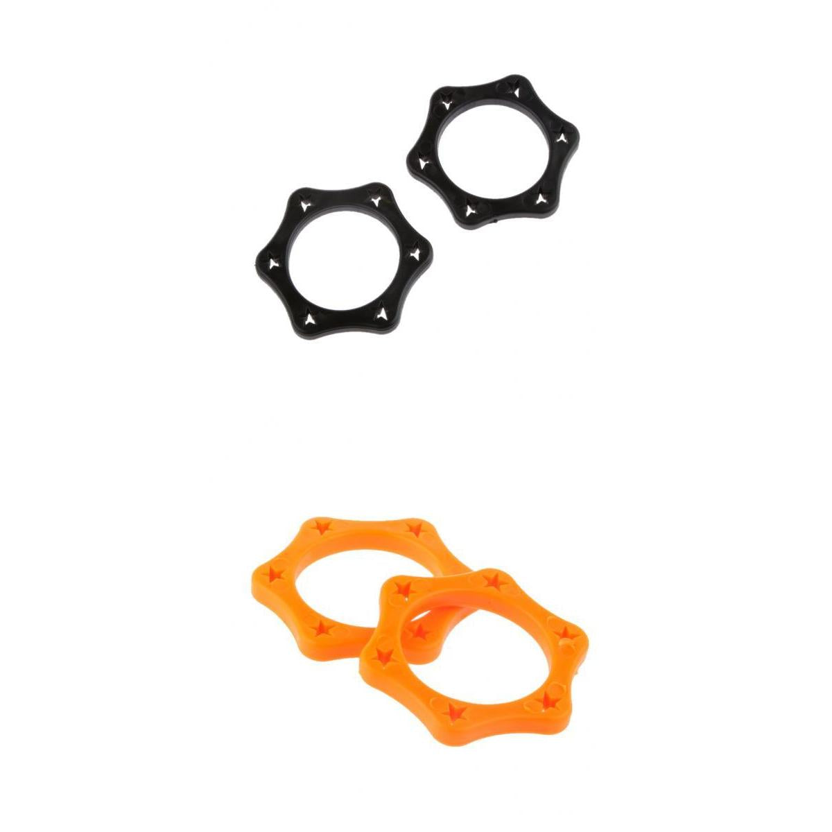 4pcs Hexagonal Microphone Anti-Rolling Protection Rings for Handheld Mic