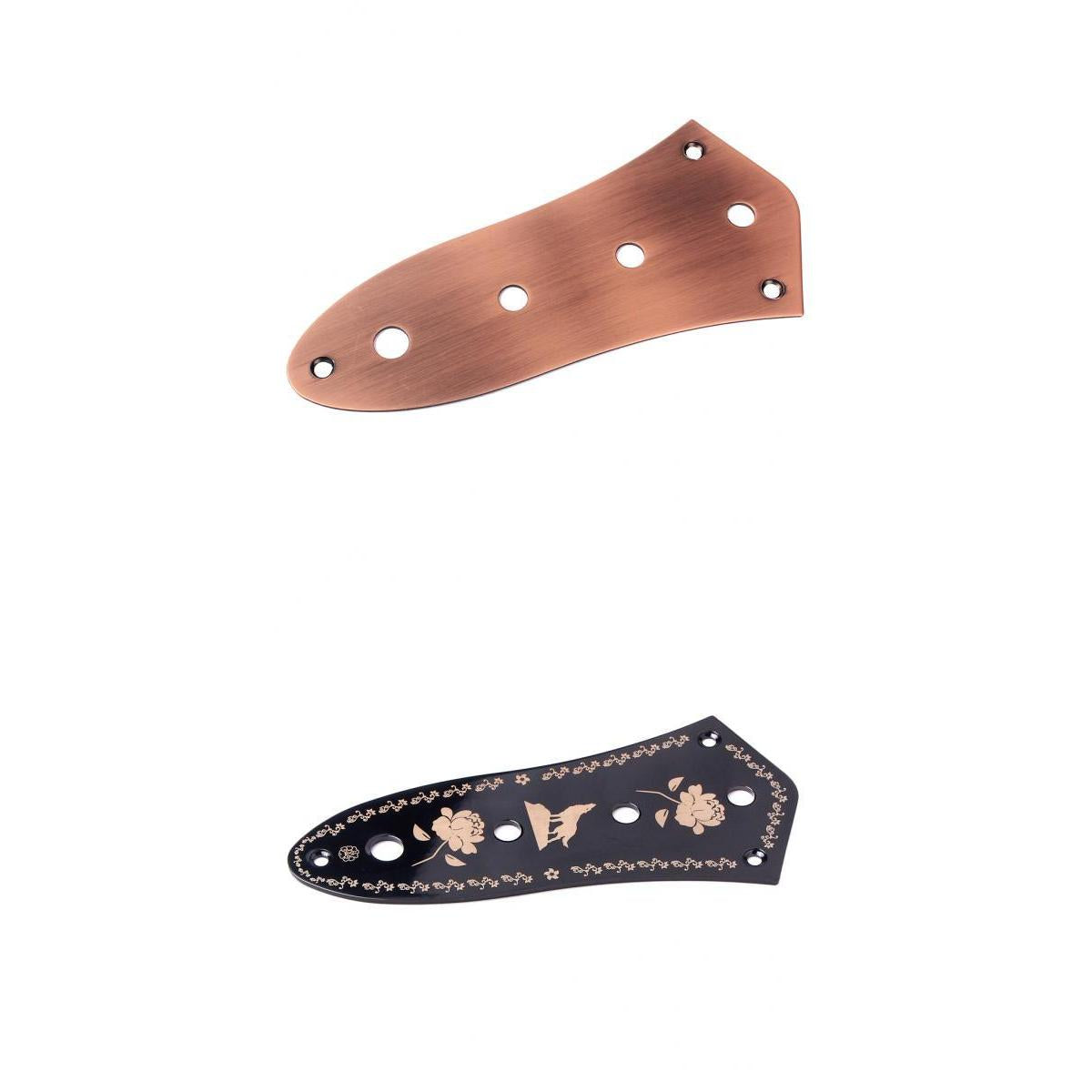 2pcs 4 Holes Standard Control Plate for Fender Jazz Bass Guitar Replacement