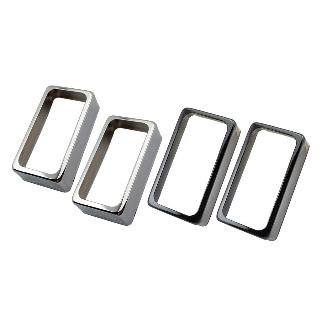 4pcs Double Coil Humbucker Pickup Covers for Electric Guitar Replacement