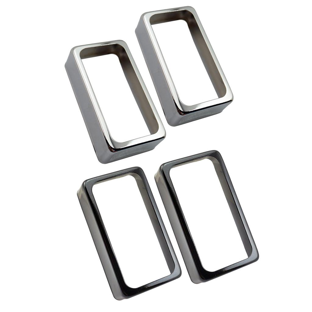 4pcs Double Coil Humbucker Pickup Covers for Electric Guitar Replacement