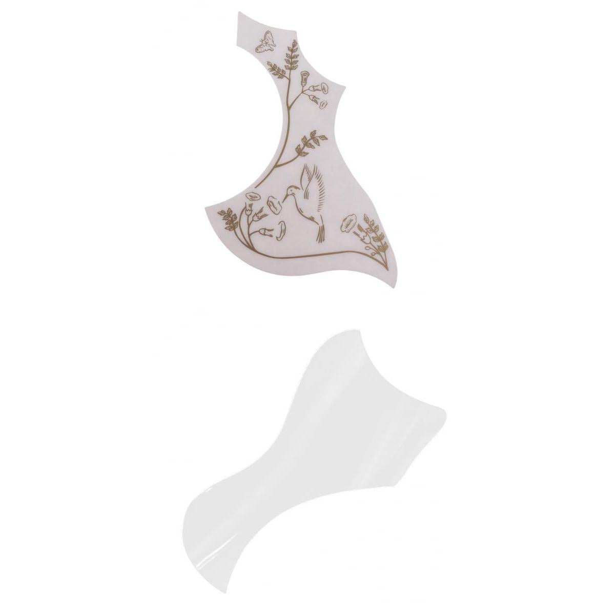 2pcs Transparent Acoustic Guitar Pickguard Self-adhesive Pick Guard