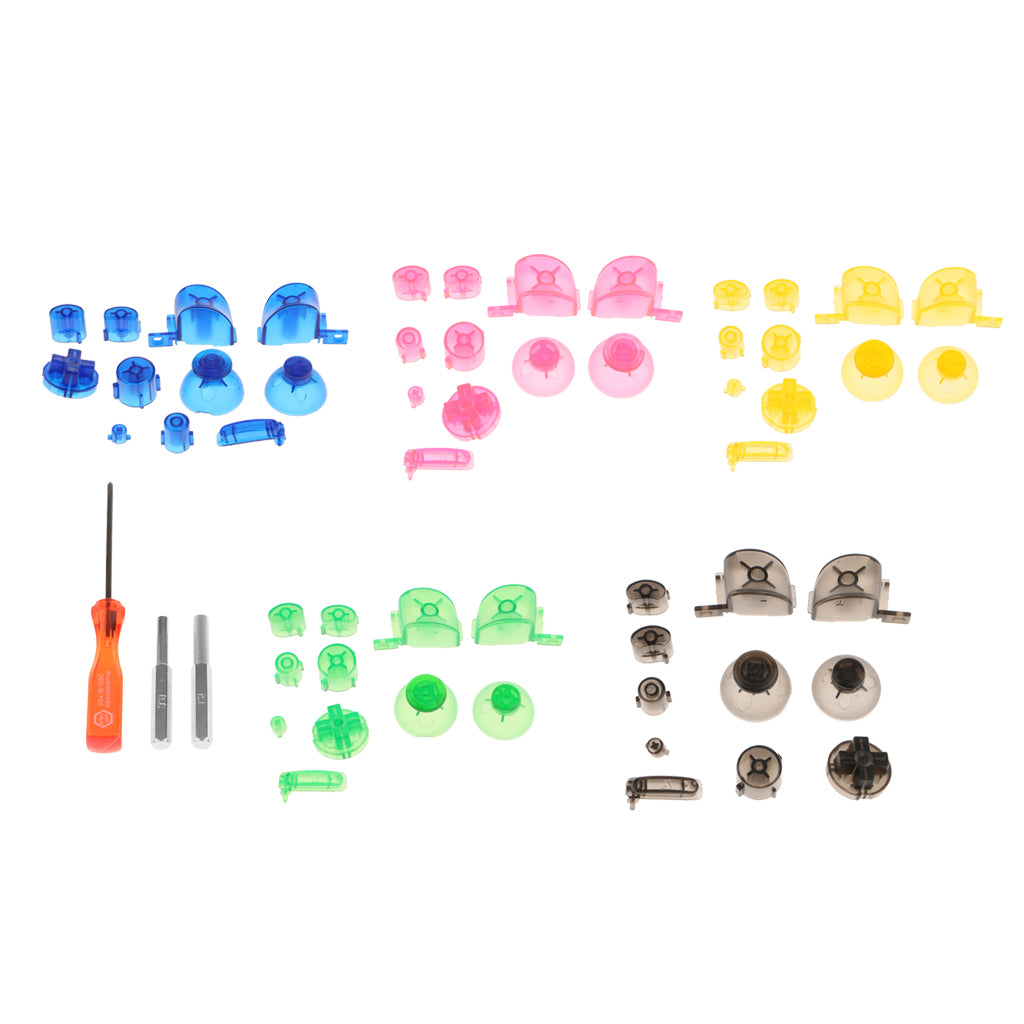 5 Set ABXY Button+Thumbsticks D-pad Mod Kit for Nintendo NGC #5 +Repair Tool