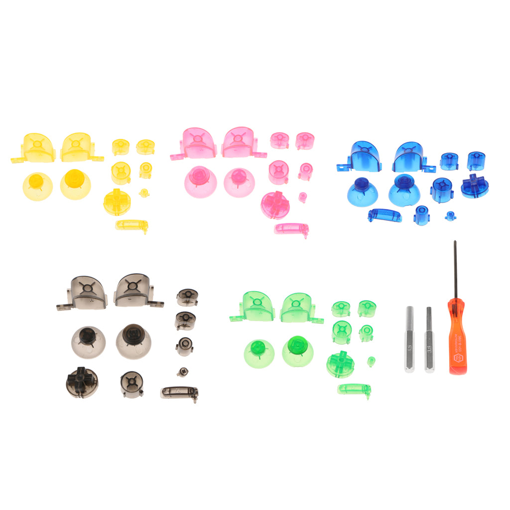 5 Set ABXY Button+Thumbsticks D-pad Mod Kit for Nintendo NGC #5 +Repair Tool