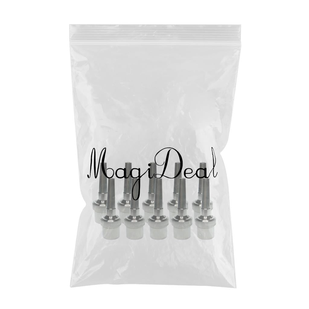 10Pcs Adjustable Stainless Steel Universal Straight Garden Fountain Nozzle