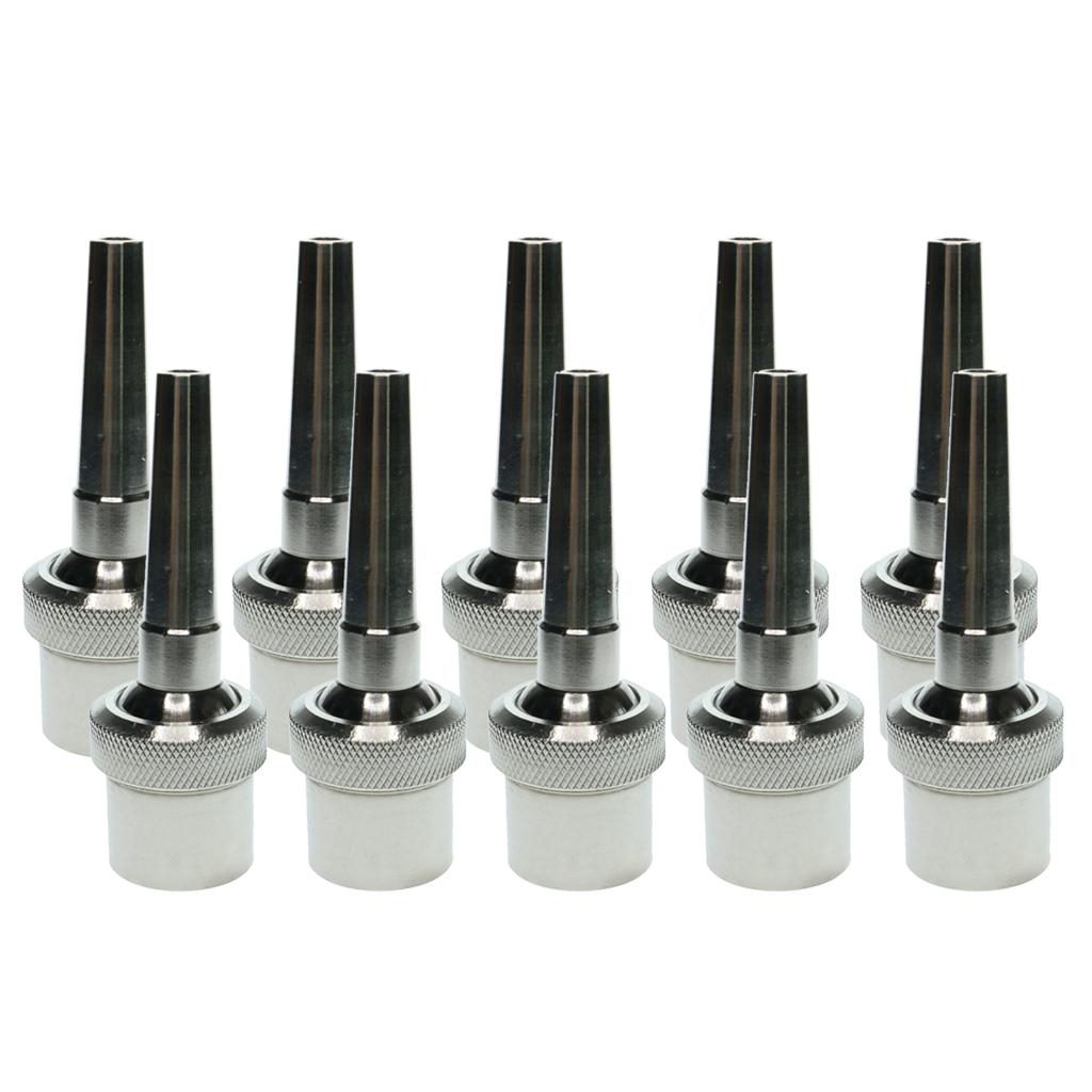 10Pcs Adjustable Stainless Steel Universal Straight Garden Fountain Nozzle