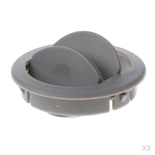 3X Car RV ATV Interior Round Ceiling A/C Vent Air Outlet Rotating Open Close