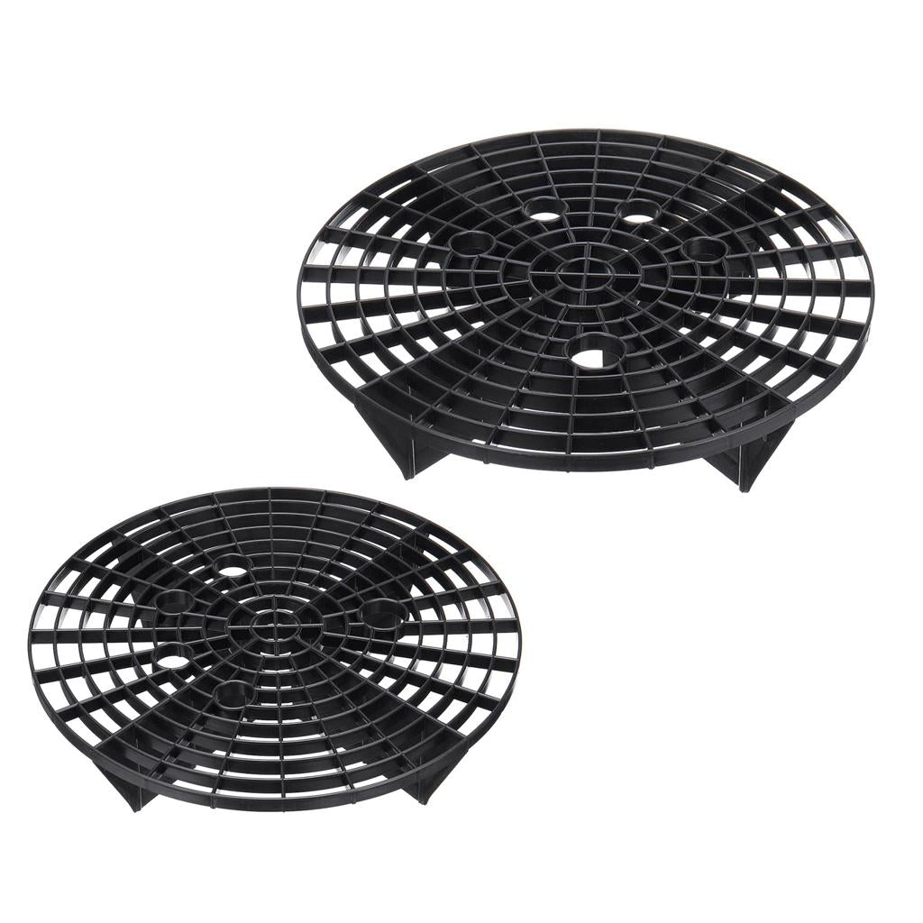 2Pcs Car Wash Water Bucket Filter Anti Scratch Tool 26CM+23.5CM