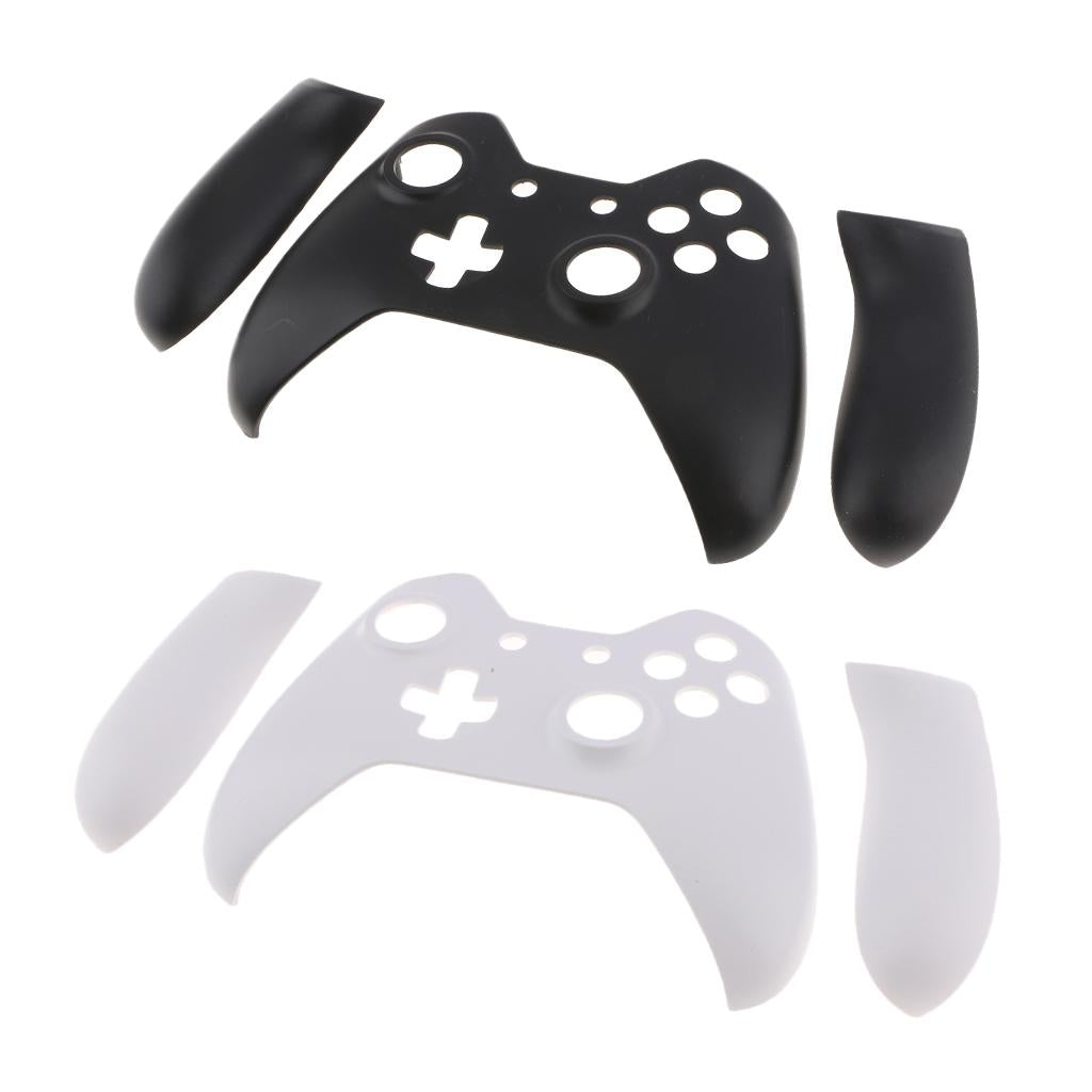 2Pieces Soft Touch Front Shell Faceplate + L R Panel for One Controller