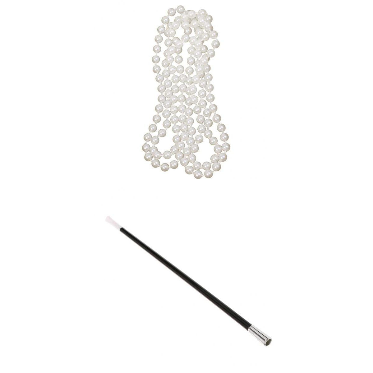 1920s Vintage Accessories Flapper Costume for Women Plastic Necklace