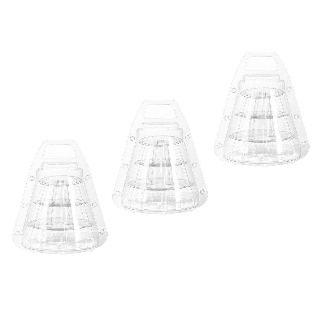 3pcs Macaron Tower Display Box Macaron Stand for French Macarons 4 Tier