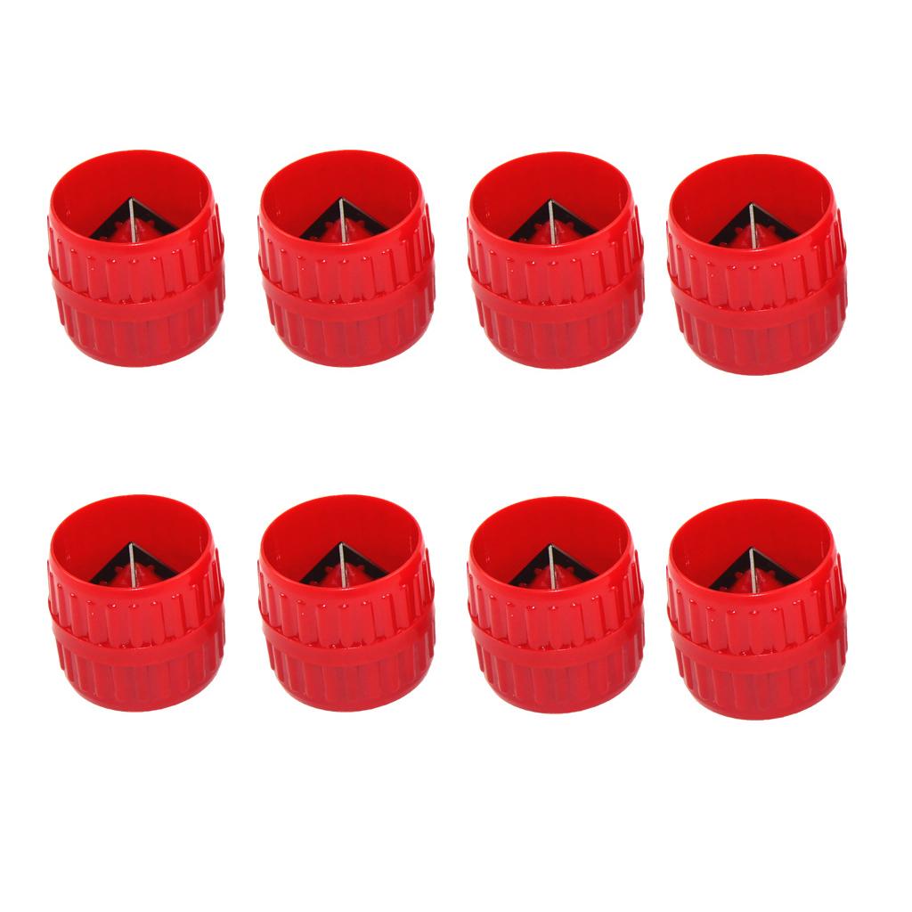 8Pieces Internal External Tube 3-38mm Metal Tubes Heavy Duty Deburring Tool