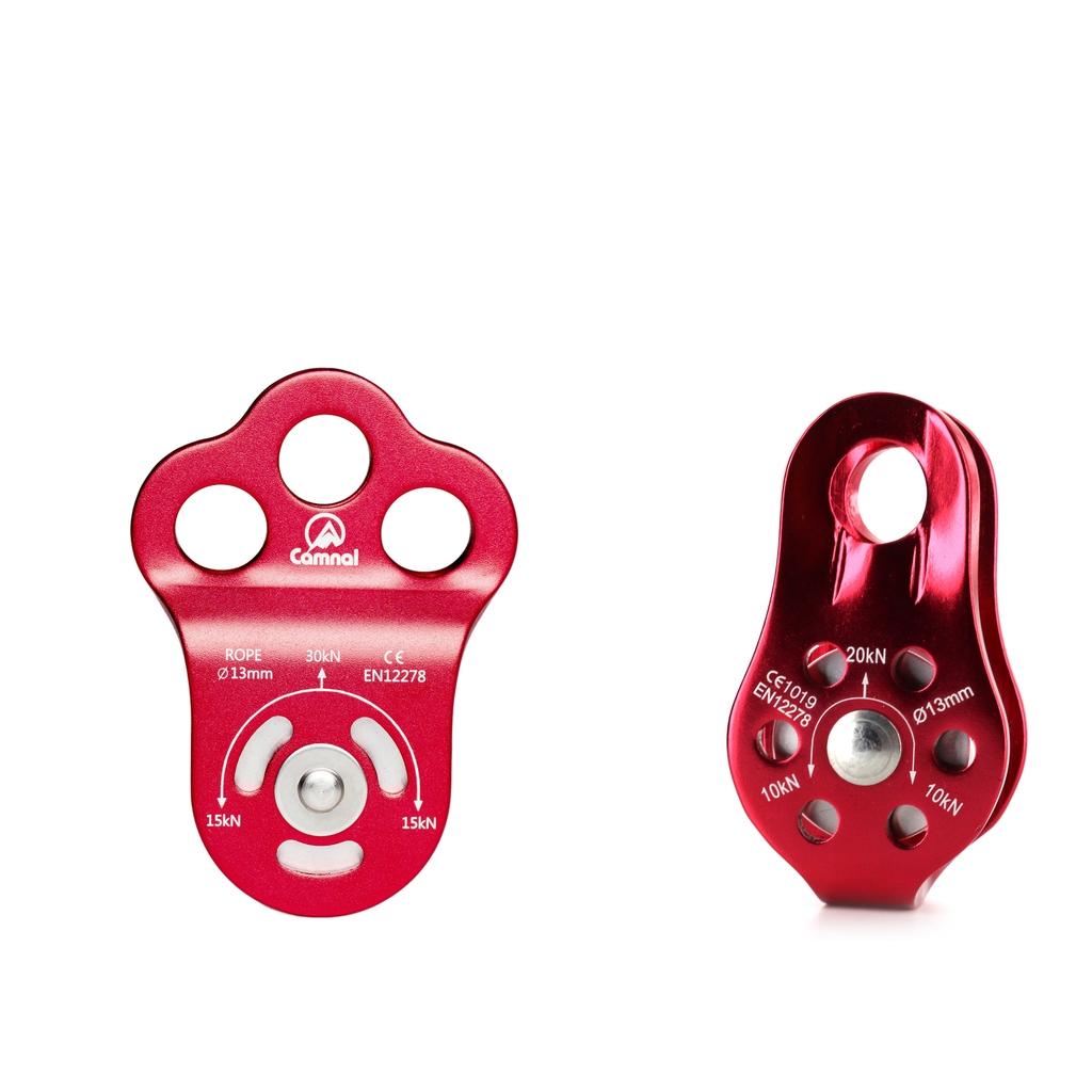 20KN 30KN General Purpose Fixed Side Single Climbing Pulley for 13mm Rope