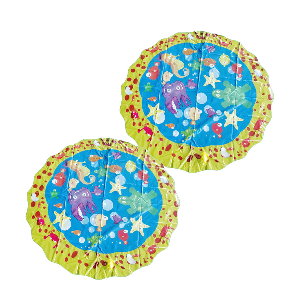 2XSprinkle and Splash Play Mat Pad Kids Little Pool 100cm (39-inch) Diameter