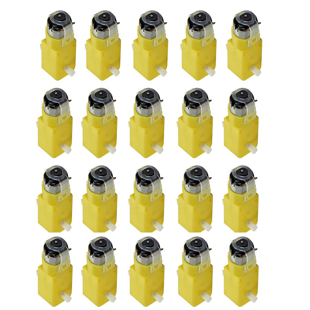 20 Pieces Intelligent Car TT Motor Launch Smart Car Gear Motor for