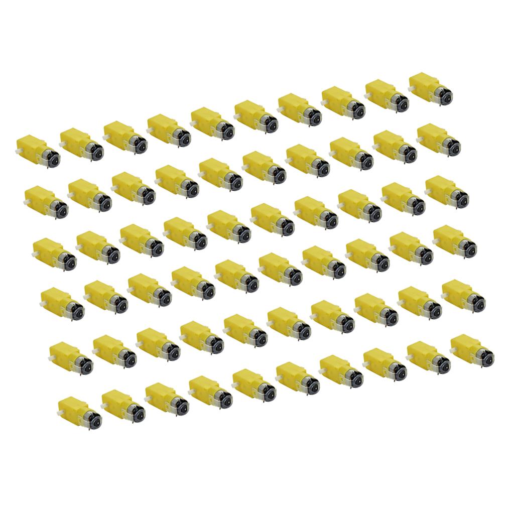 60 Pieces Intelligent Car TT Motor Launch Smart Car Gear Motor for