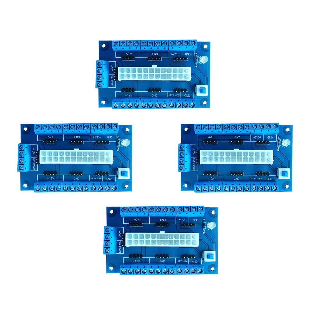 4Piece 24/20-Pin ATX PC Power Desktop Power Module Adapter