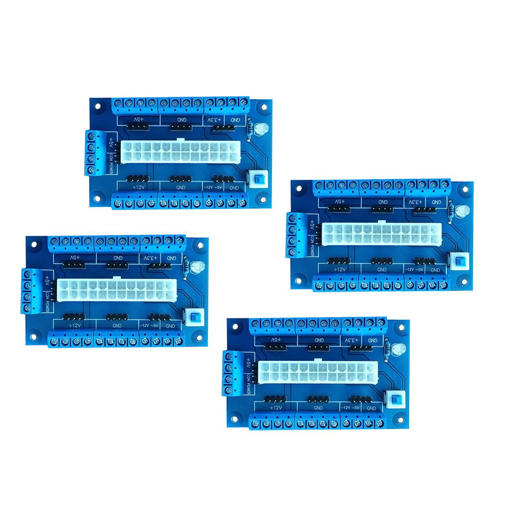 4Piece 24/20-Pin ATX PC Power Desktop Power Module Adapter