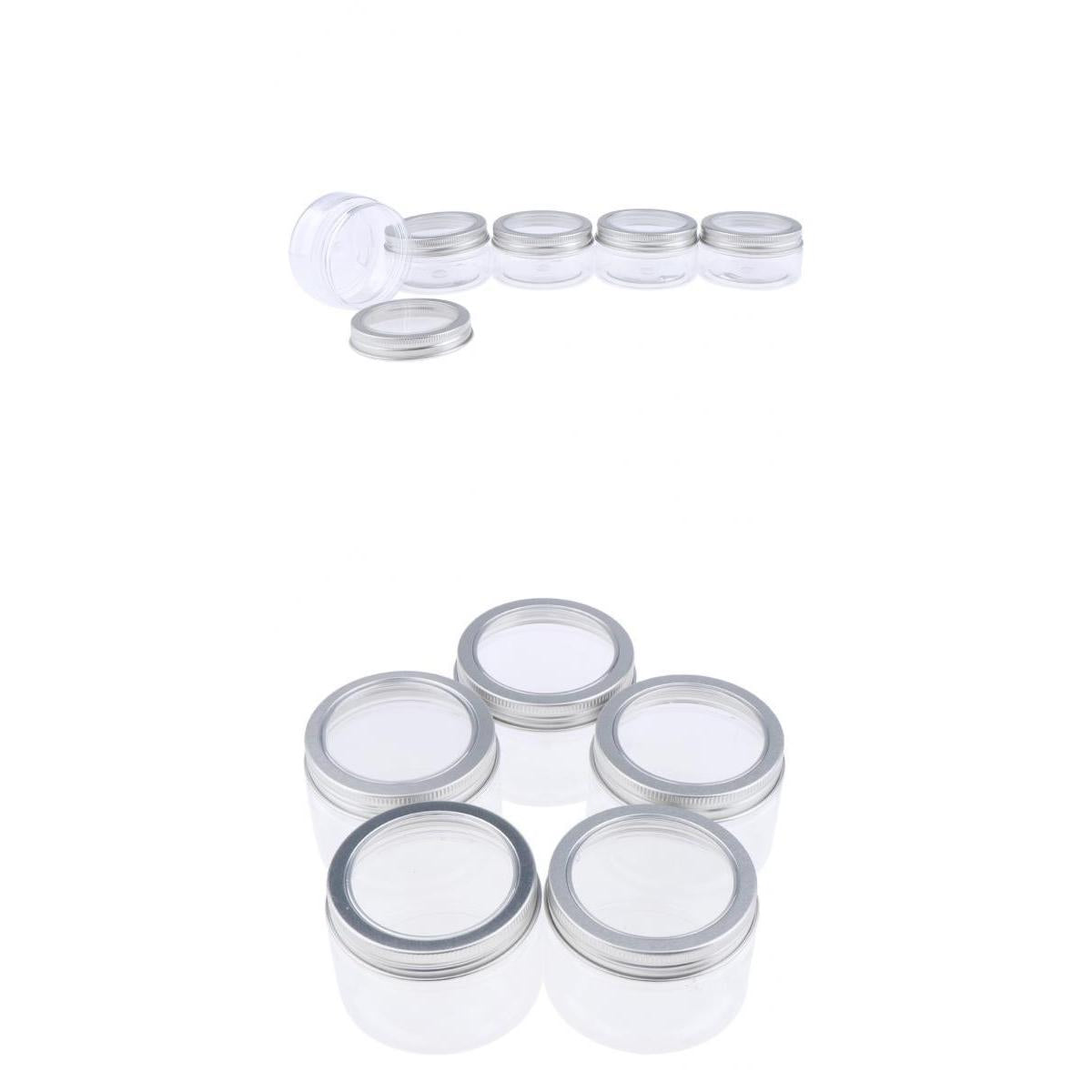 10x Makeup Pot Empty Cosmetic Jars Lotion Cream Gel Containers 120ml 50ml