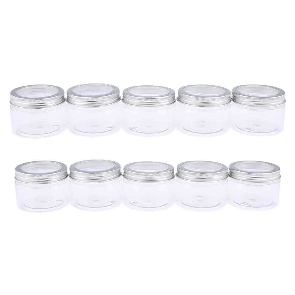 10x Makeup Pot Empty Cosmetic Jars Lotion Cream Gel Containers 120ml 50ml