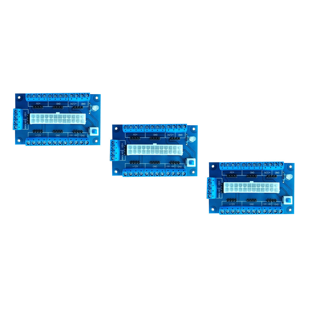 3Piece 24/20-Pin ATX PC Power Desktop Power Module Adapter