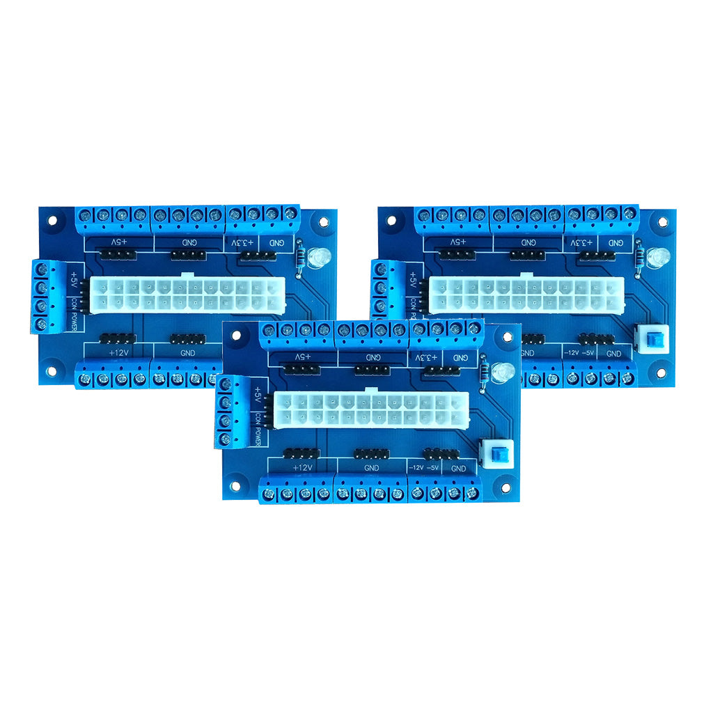 3Piece 24/20-Pin ATX PC Power Desktop Power Module Adapter