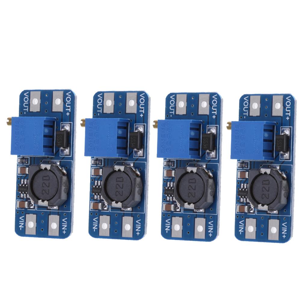 4PCS 2A DC-DC Step Up Power Supply Booster Power Module for