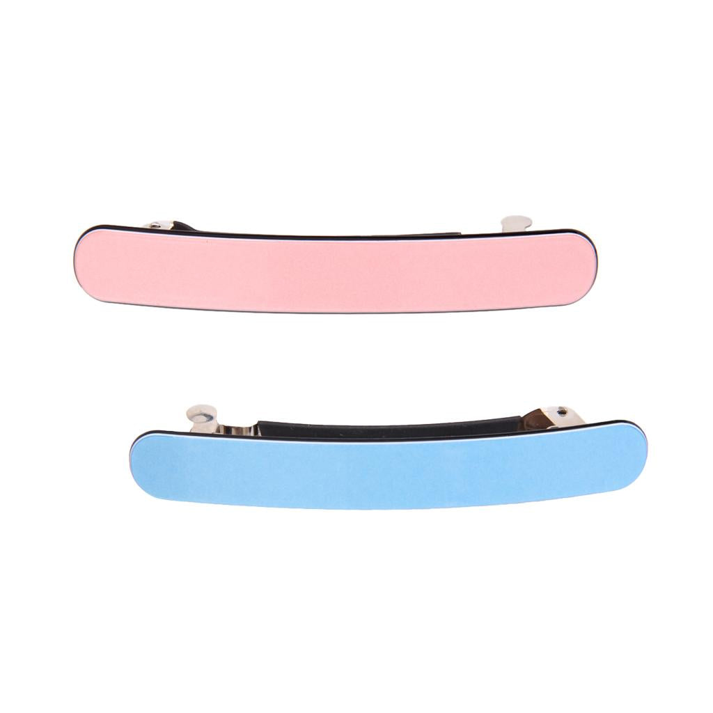 2pcs Elegant Ladies Acrylic Spring Large Hair Clip Barrette Hair Accessories