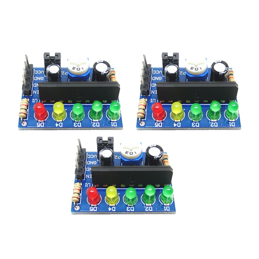 3Piece Power Level Indicator Battery Pro Audio Level Indicator Module