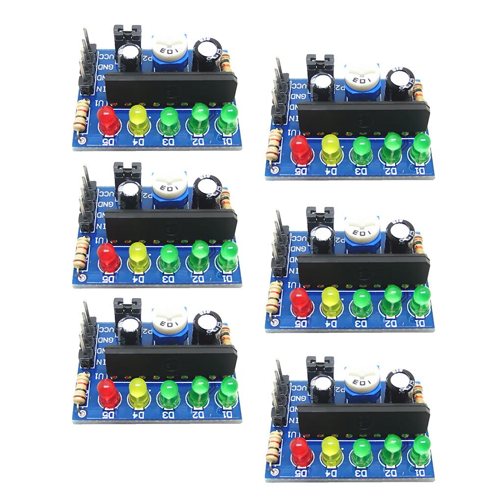 6Piece Power Level Indicator Battery Pro Audio Level Indicator Module