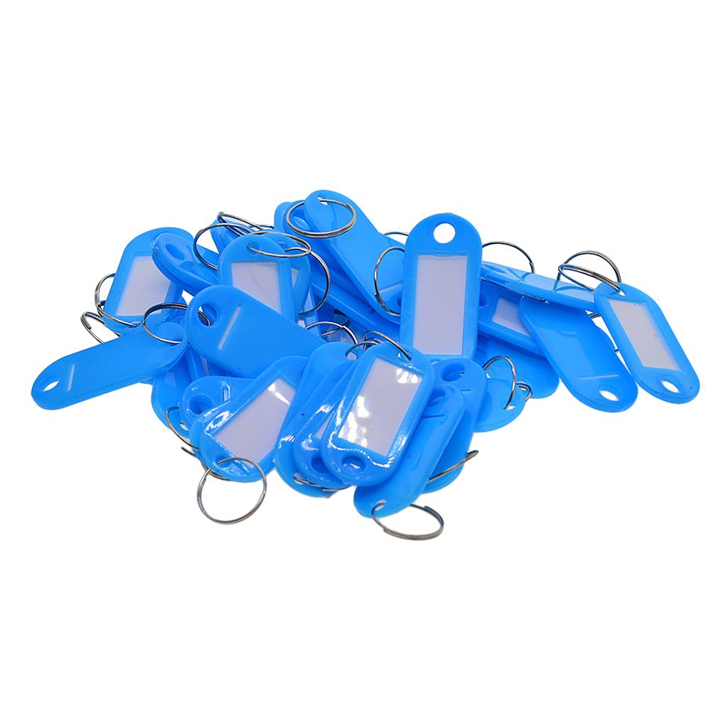 200pcs Removable Waterproof Key Tags ID Name Card Tags Mark Labels Mixed