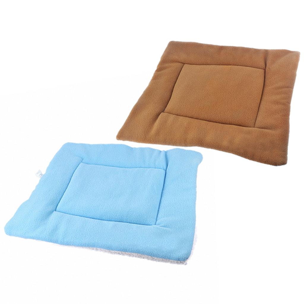 2pc Pet Dog Cat Sleep Mat Kennel Pad Puppy House Crate Nest Bed Cushion