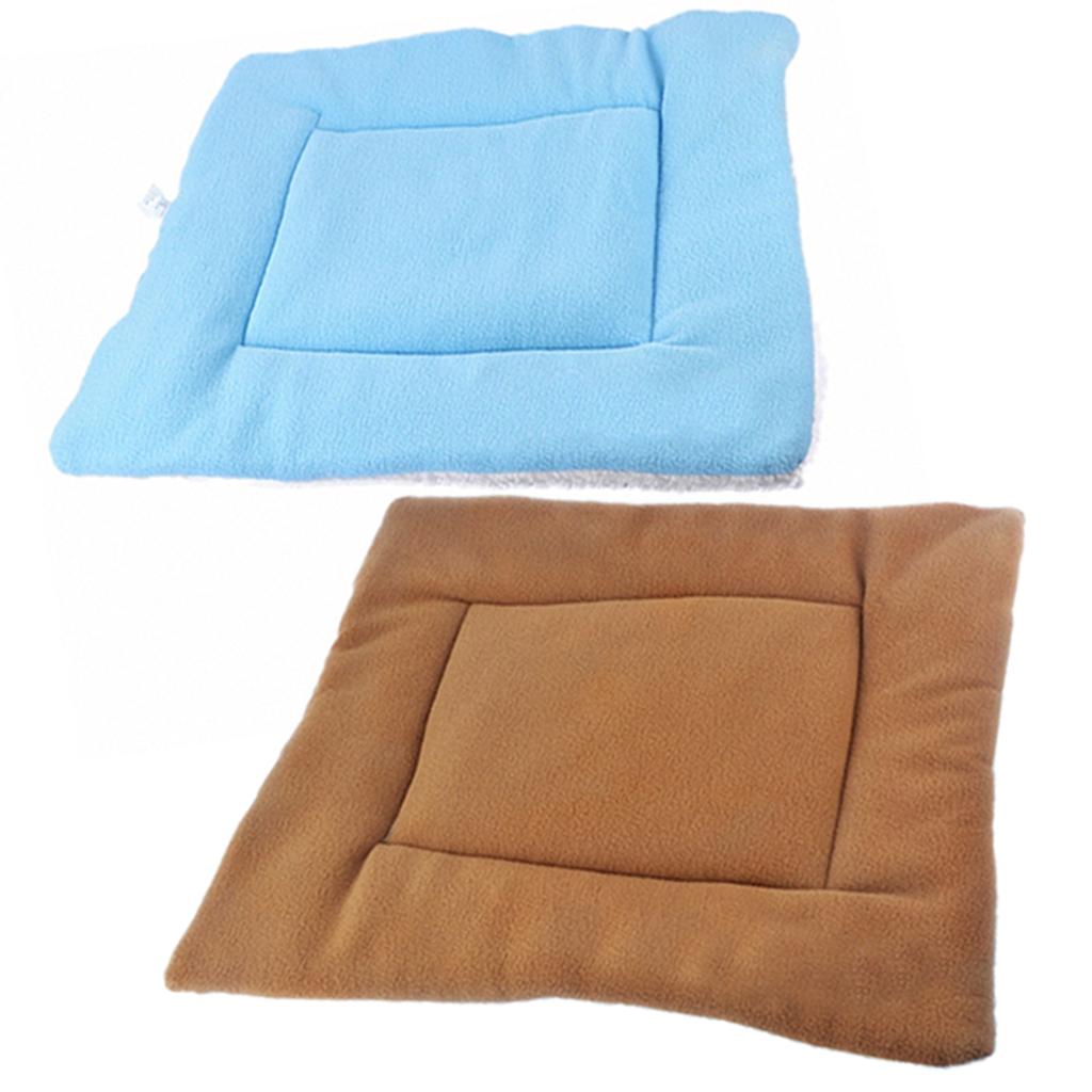 2pc Pet Dog Cat Sleep Mat Kennel Pad Puppy House Crate Nest Bed Cushion