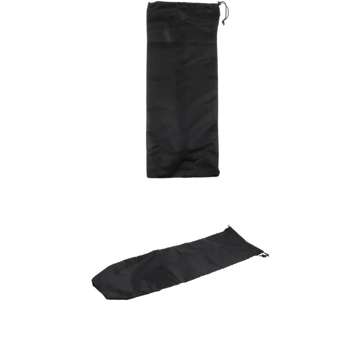 2 Pieces Skateboard Longboard Shoulder Bag Carry Case Drawstring Pouch S+L