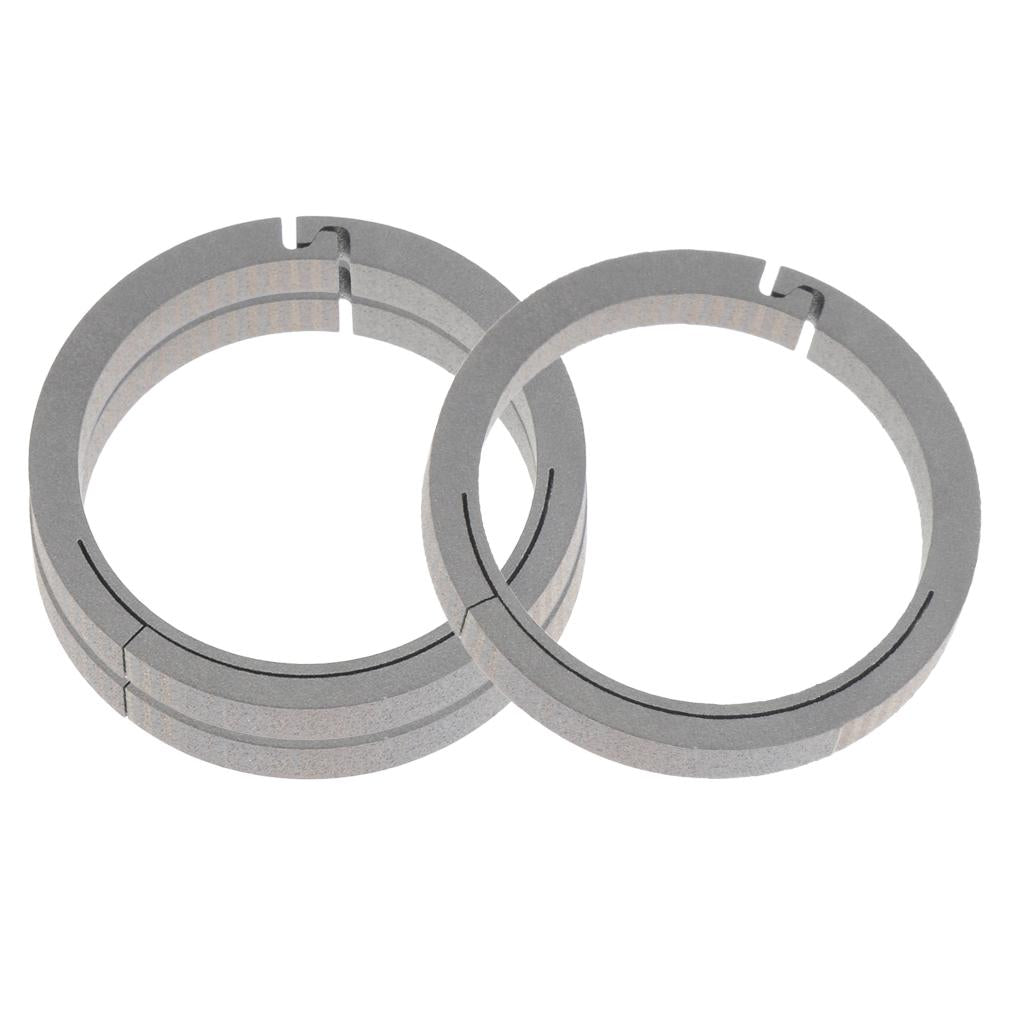 3pcs Titanium Round Carabiners Keychain Snap Hook Buckle Clip 26mm Silver