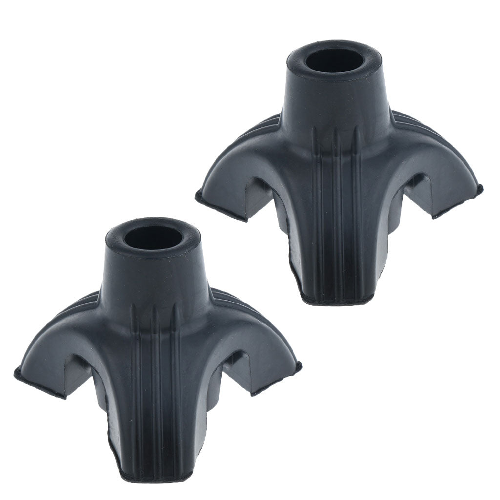 2 Pieces Tripod Rubber Replacement Tip For Cane Walking Stick Crutches 16mm