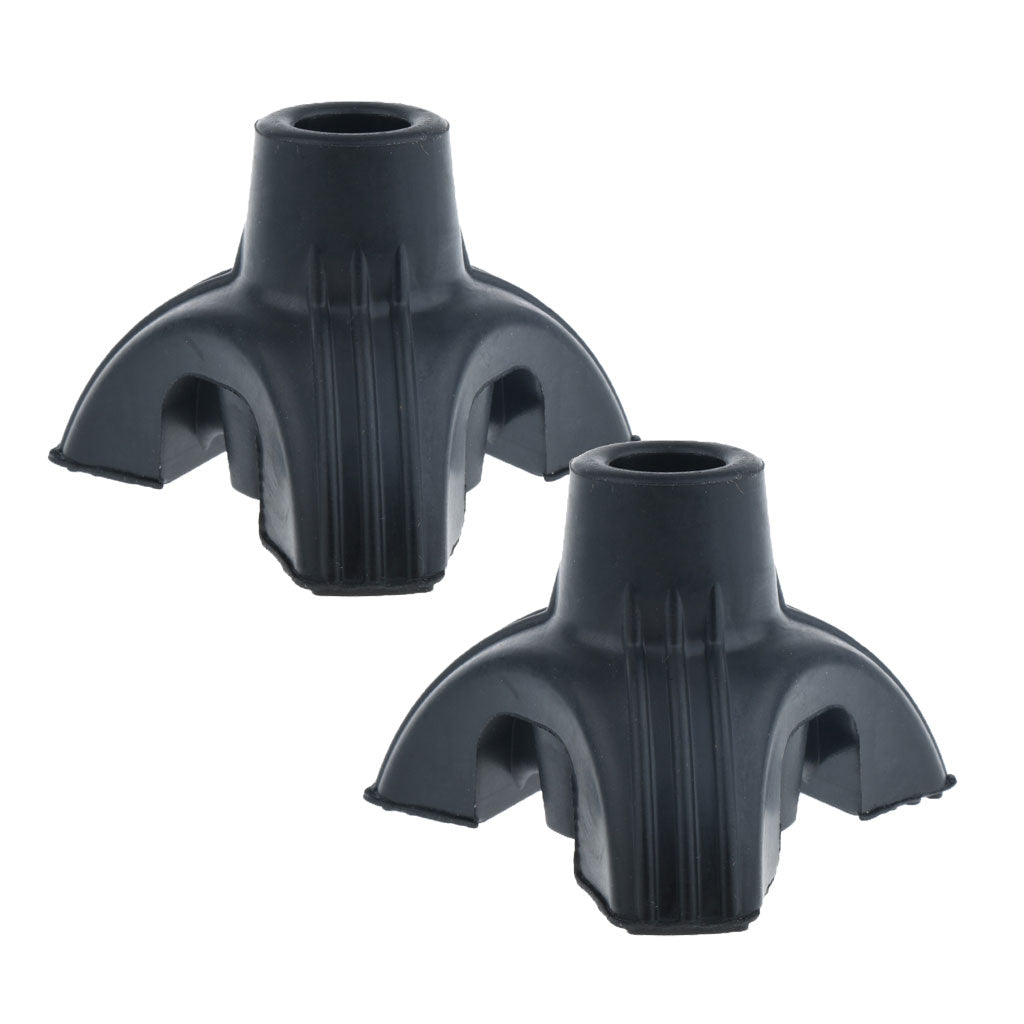 2 Pieces Tripod Rubber Replacement Tip For Cane Walking Stick Crutches 16mm
