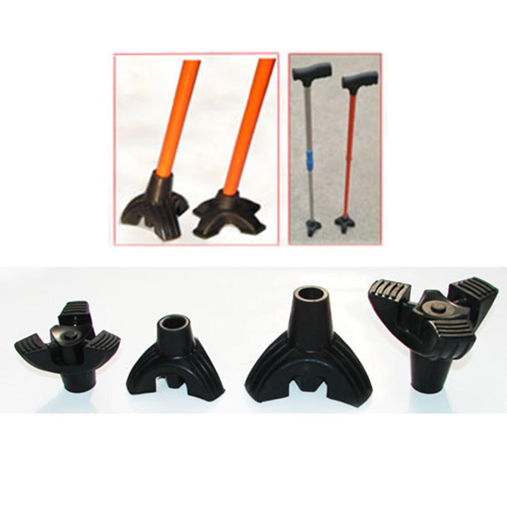 2pcs Tripod Rubber Replacement Tip For Cane Walking Stick Crutches 19mm