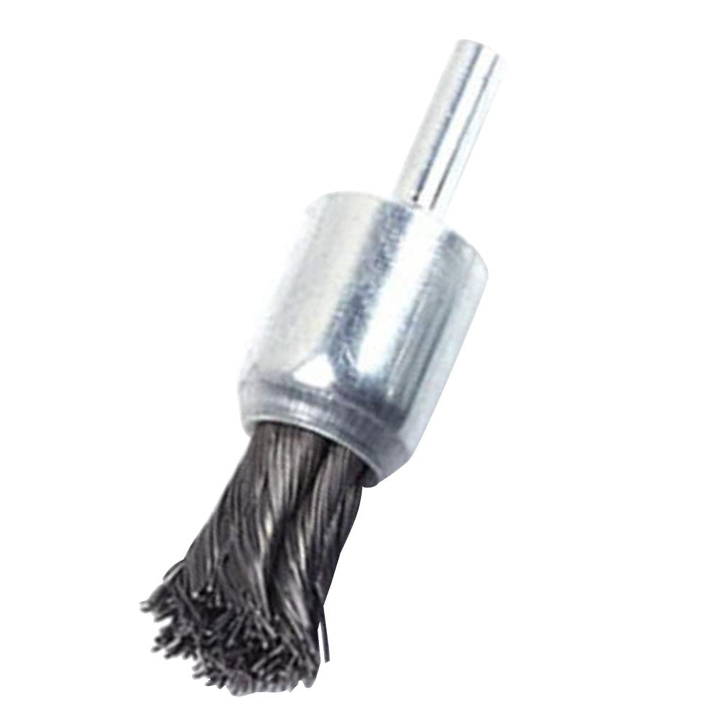 2pcs Wire Knot End Brush Rust Paint Removal Tools For Die Grinder 20 & 25mm