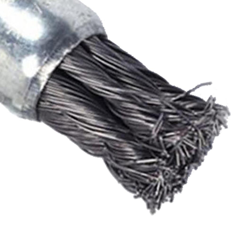 2pcs Wire Knot End Brush Rust Paint Removal Tools For Die Grinder 20 & 25mm