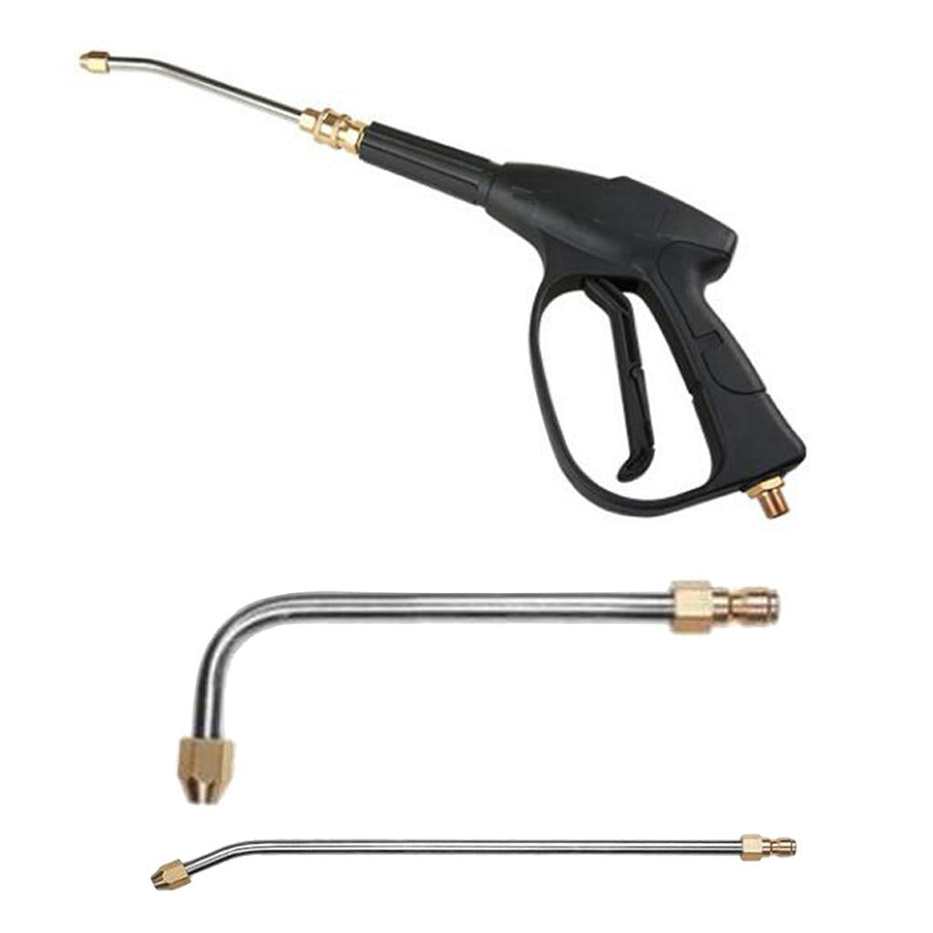 2 x Metal Pressure Washer Nozzle Angled Lance Spray Wand 1/4'' Quick Release