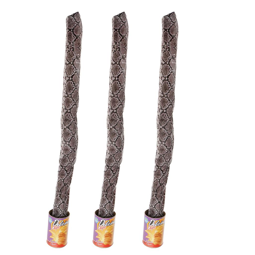 3pcs Pop Out Snake in A Potato Chips Can Party Trick Prank Jokes Gag Gift