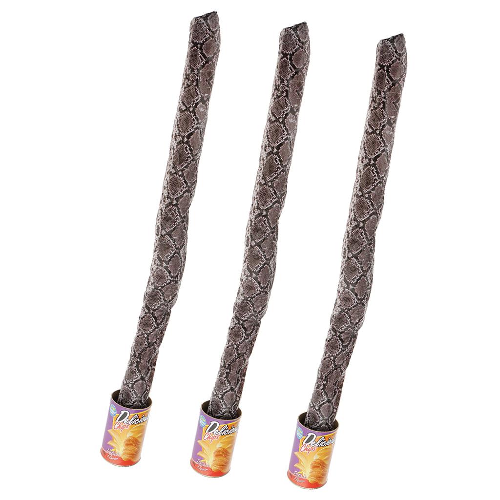 3pcs Pop Out Snake in A Potato Chips Can Party Trick Prank Jokes Gag Gift