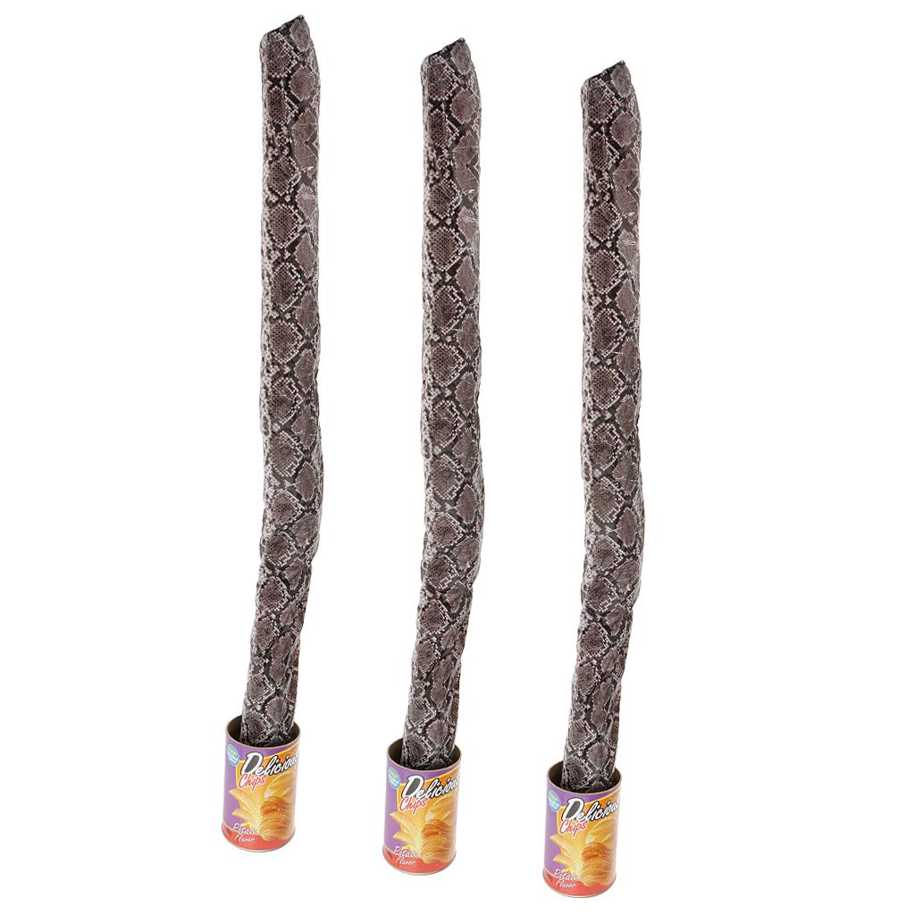 3pcs Pop Out Snake in A Potato Chips Can Party Trick Prank Jokes Gag Gift
