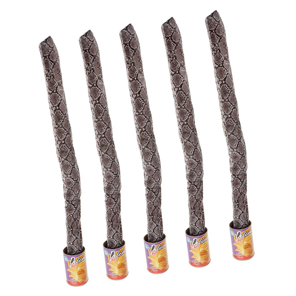 5pcs Pop Out Snake in A Potato Chips Can Party Trick Prank Jokes Gag Gift
